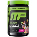 MusclePharm Select Amino's EAA + BCAAs, Post Workout Essential Amino Acids Powder, Pre Workout Energy Supplement for Men &amp; Women with Branched Chain Amino Acids, 30 Servings (Sour Candy)