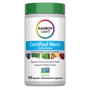 Multivitamina de luz arco iris para hombres, vitamina C, D " Zinc, Probióticos, Multivitamina de hombres proporciona un alto nivel de potencia, corazón, " soporte para hígado, no GMO, vegetariano, 120 tabletas
