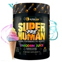 ALPHA LION Superhuman Pre Workout Powder, Beta Alanine, L-Taurine " Tri-Source Caffeine for Sustained Energy " Focus, Nitric Oxide " Citrulline for Pump (21 Servings, Unicorn Juice)
