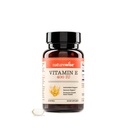 NatureWise Vitamina E 400 IU Softgels (180mg DL-Alpha) - Dairy, Gluten, and Soy Free, Non-GMO Antioxidant Dietary Supplement for Skin, Heart, Eye, and Immune Health Support - 2-Month Supply, 60 Count