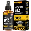 Vitamina B12 Spray sublingual 5000 mcg – Metilcobalamina Vegan Líquida B12 Boost Energy, Mood & Brain Health - Gluten-Free, Non-GMO B12 Spray for Men &amp; Women - Easy Dosage (5000 mcg en 10 Sprays)