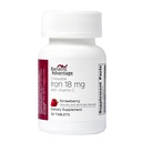 Bariatric Advantage Iron 18 mg con Vitamina C Chewable - Fresa - 30 Tabletas
