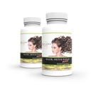 Wellgenix Purvana Max Hair, Skin, " Nails Vitamin Capsules, Double Strength Biotin 5000MCG, Fo-Ti Root, VIT A " B, Folic Acid (2 Pack)