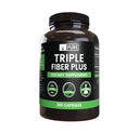 Ingredientes originales puros Triple fibra (365 cápsulas) No hay magnesio o rifles de arroz, siempre puros, lab verificados