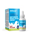 Milkaid Lactase Enzyme Drops for Lactose Intolerance ¦ Prevents Gas, Bloating " Diarrhea ← Fast Acting Dairy Digestive Supplement TEN Gluten Free " Vegetarian TEN No Artificial Flavor ← 0,5 Fl Oz (1)