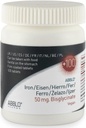 50mg. Iron BISGLYCINATE (100 Unidades) ABBLO es suave en el estómago &amp; se puede llevar con la comida.