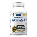 ANDREW LESSMAN Essential Omega-3 Orange - 360 Softgels - Ultra-Pure, Alta Potencia Omega-3 Aceites. High DHA, No Stomach Upset, No Contaminants, No Mercury. Pequeño fácil de absorber Softgels