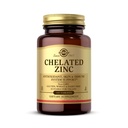 Solgar Zinc Chelated, 100 Tablets - Zinc for Healthy Skin - Supports Cell Growth & DNA Formation - Exerts Antioxidant Activity - Supports A Healthy Immune System - Non GMO, Gluten Free - 100 Servings