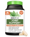 Zenwise Health Joint Support Supplement with Glucosamine Chondroitin MSM, Curcumin & Sulfate - Joint Health for Women ' Men - Mobility & Flexibility Support for Knee, Cartilage & Bone - 90 Count