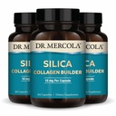 Dr. Mercola Silica Collagen Builder - Plant-Based Silica Supplement to Support Skin, Hair, Nail & Bone Health - Non-GMO, Gluten-Free &amp; Soy-Free - 180 Capsules (90 Servings)
