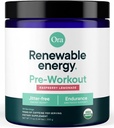 Ora Ora Organic Natural Pre Workout Powder - Raspberry Lemonade Flavor- proporciona energía libre de Jitter, Focus, Hidratación, " Endurance - Vegan, Certified Organic, Soy, Dairy, " Gluten Free, 20 Servings