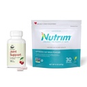 Sur Nutrim Oat Bran Powder con 750mg Beta Glucan por Serving Joint Support FruiteX-B Tart Cherry Capsules Bundle