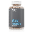 Puro para hombres Original Limpieza Mantente listo Fiber Suplemento Silencio Ayudas Promocionar la regularidad digestiva  Psyllium Husk, Aloe Vera, Chia Seeds, Flaxseeds ← Proprietary Formula  240 Vegan Capsules