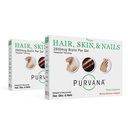 Wellgenix Purvana Hair, Skin, and Nails Vitamina - Softgels for High Absorption - Double Strength 2500mcg Biotin, VIT A & B (30 Cuenta) (Pack of 2)