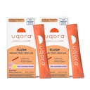 Uqora Flush - Urinary Tract* con D-Mannose, Vitamina C, Vitamina B6, Potasio, Magnesio y Calcio - Gluten-Free &amp; Vegan - Pink Lemonade Flavor - 20 Packets (2 Pack)