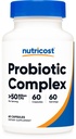 Complejo Probiótico Nutricost - 50 Billones CFU, 60 cápsulas - Probiótico para hombres y mujeres - cápsulas vegetarianas, no GMO, Gluten Free