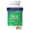 Microbiome Labs MegaGuard Gut Health Supplements - Ginger Root, Licorice Root & Artichoke Leaf Extract to Support Digestive Health & Occasional Gas - for Women, Men &amp; Kids 8+ (60 Capsules)
