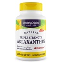 Orígenes saludables Astaxanthin 12 mg (Natural, Astapure, Triple fuerza, No GMO, Gluten Free, Eye Support, Joint Support, Immune Support), 60 Softgels