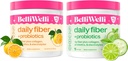 Agrupo de suplemento de fibra diaria con colágeno añadido, Probióticos &amp; Electrolitos - Cucumber Lime Mint & Orange Yuzu Mandarin Flavors - Apoya Salud Digestiva, Debloating & Hydration - 32 Servimientos Total