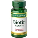 Bounty Biotin 10, 000 Mcg, Rapid Release Softgels 120 Ea (Pack of 2)