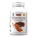 ANDREW LESSMAN Cinnamon 400mg - 120 Capsules - High Potency, Standardized Extract. Sin aditivos. Cápsulas pequeñas fáciles de absorber