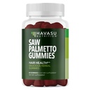 Saw Palmetto for Men Gummies - DHT Blocker Supplement for Hair Health and Male Patterned Balding - 60 Cuenta - Supports Scalp and Prostate Wellness - Raspberry Flavor - Vegan, Non-GMO, 1 Month Supply