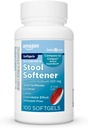 Funda de cuidado básico Softener Laxative, Docusate Sodium 100 mg, Softgels, For Constipation Relief, 100 Conde