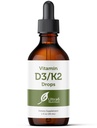 Ultra6 Nutrición Vitamina D y gotas K2 - Vitamina Líquida D3 con suplementos K2 para adultos - Easy-to-Take, sin sabor, VIT D3 y suplementos K2, hechos en EE.UU. (30 ml)