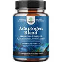 Herbal Adaptogen Mood Support Supplement - Calming Adaptogens Supplement for Stress & Cortisol Management with Ashwagandha Rhodiola Rosea &amp; Maca Root - Vegan Non GMO & Daytime Friendly -120ct