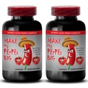 píldoras de mejora masculino aumentan el tamaño - HACER MI PEPPER BIG - NATURAL MALE ENLARGEMENT, Maca, L-Arginine, pastillas Longjack, potenciador de rendimiento masculino, tongkat ali para hombres, píldoras de libido masculino, 2 Bot 120 Caps