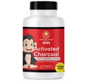 Charcoal House Chewable Activated Charcoal Tablets for Kids ← Natural, Vegan, Non-GMO &amp; Gluten Free Silencio for Teeth, Stomach, Gas &amp; Nausea ← USP Food Grade tención 135 ct.