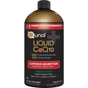 Qunol Liquid CoQ10 100mg, Absorción Superior Suplemento Natural Forma de Coenzima Q10, Antioxidante para la salud del corazón, Piña naranja Sabored, 60 porciones, 20.3 oz Botella
