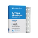 Arnica Montana 30X HPUS, Grado Clínico, Tabletas de Disuelve Rápida, Paquete de Recuperación de Cinco Días para Dolor y Alivio de Brujas Después de Cirugía o Lesiones, Sanación Natural, Gentle en el Stomach - 30 Conde