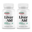 LIVERITE Liver Aid 2-Pack 120 Tablets (Total 240ct) soporta la función saludable del hígado, energía física y vitalidad.