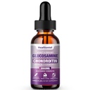 1 Pack Glucosamine Chondroitin MSM Liquid Drops, Extra Strength Joint Support Supplement for Adults Men &amp; Women, Quercetin Boswelia, Bromelain, Antioxidant Immune Support (2 Fl oz)