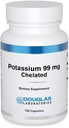 Douglas Laboratories Potasio 99 mg Chelated ← Soporta Impulses Nerve, Función del músculo esquelético y Presión arterial ya normal*  100 cápsulas