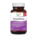 Laboratorios de Esencia Pura Transiciones Vitaminas para Mujeres, Alivio de la Menopausa Natural Complemento para Promover Equilibrio de Hormonas, Reducir Flashes Calientes, Mood Swings & Night Sweats, 60 cápsulas