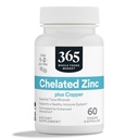 365 por Whole Foods Market, Chelated Zinc, 60 CT