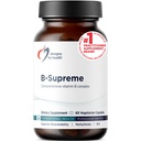 Diseños para la salud Vitamina B Supremo - B Complejo Vitaminas para el metabolismo, Apoyo energético + Salud cardíaca - Folato, Vitamina B12, Niacina, Biotina, Vitamina B6 + Suplemento Thiamine B1 (60 cápsulas Vegan)