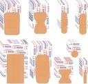 VAIPI 880 Pack Bandages Variedad Pack Fingertips A prueba de agua Bandages Varios Tamaños Suministros de primeros auxilios Tejido surtido Bandage Bulk Breathable Butterfly Bandage for Wound Care (9 Estilos)