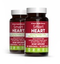 Marcas básicas Smart Heart Odorless Omega-3 Fish Oil 1000mg - Triple Strength EPA & DHA, Non-GMO, Heart & Cognitive Support - 90 Burpless Softgels - 2-Pack