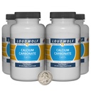 Carbonato de calcio / 2 Libras / 4 Botellas / 97,55% Pure Food Grade/Fine Powder
