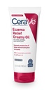 CeraVe Eczema Relief Creamy Body Oil, Eczema Calming Cream with Colloidal Oatmeal " Safflower Oil For Dry Skin " Itchy Skin Relief, Steroid Free " Paraben Free, 3.4 Ounce