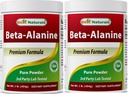 Mejores Naturales Beta Alanine Pure Powder 1 Libra (1 LB (Pack of 2))