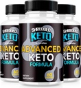 (3 Pack) Píldoras de Keto trituradas, Cápsulas de pérdida de peso de Keto Premium, suplemento de Keto natural para apoyar los objetivos de fitness y corporal, Reseñas oficiales de ShreddedKeto (180 Cápsulas)