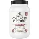 Multi Collagen Powder con Biotina, Ácido Hialurónico, Vitamina C (2lb Valor Talla) Silencio Hidrolyzed Collagen Suplemento (Tipos I, II, III, V, X). Pelo, Esquí, uñas para mujeres, hombres