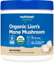 Nutricost Polvo de seno de león orgánico Mane 4oz - Certified USDA Organic