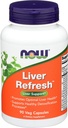 AHORA Suplementos de alimentos, RefreshTM de Hígado con extracto de carburante de leche y mezcla única Herb-Enzyme, 90 cápsulas de verduras
