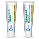 Globo Triple Antibiótico Ointamento de primeros auxilios, 1 oz (2-Pack) Antíbico de primeros auxilios, protección de infecciones de 24 horas, tratamiento de la carrera de heridos para pequeñas plagas, quemaduras y cortes