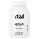 Nutrientes Vitales Lithium Orotate 20mg ← Suplementos de Litio Vegan para la memoria, estado de la mente y salud conductual* ¦ Gluten, Dairy, Soy Gratis